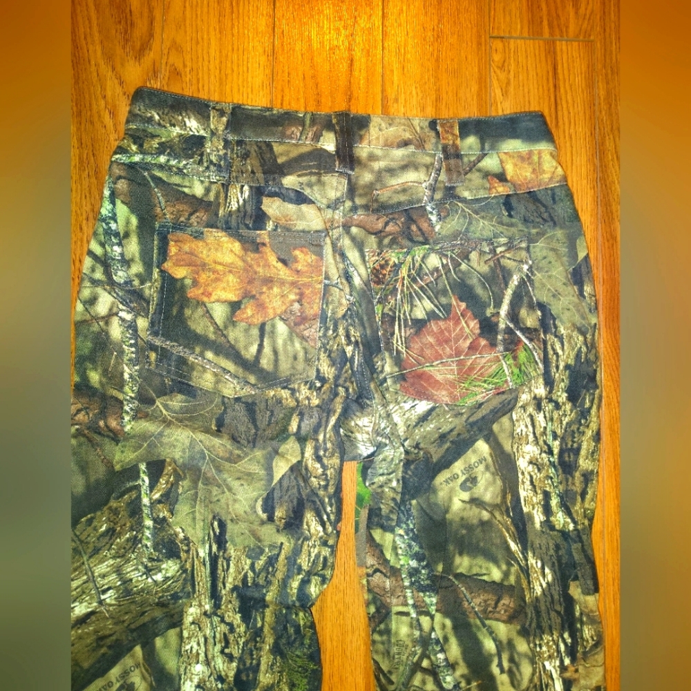 Camouflage Leaf Print Pants Men's Size 36/30 Mossy Oak Like New - Picture 5 of 5